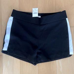 J Crew shorts with white stripe detail on sides